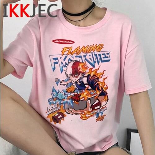 My Hero Academia Bakugou Boku No Hero Academia clothes tshirt men vintage grunge harajuku kawaii print summer top clothes