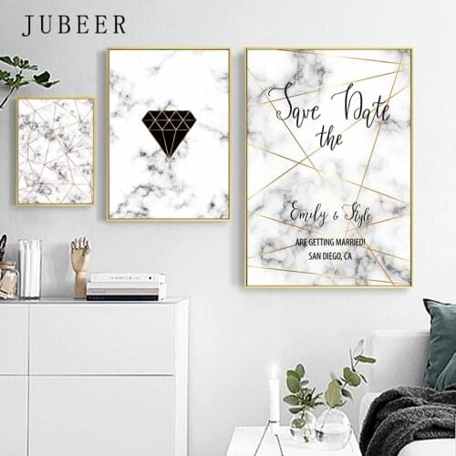 JUBEER Wall Art Canvas Painting Abstract Pattern Poster and Prints Nordic Minimalist Decoration Picture Home Decor