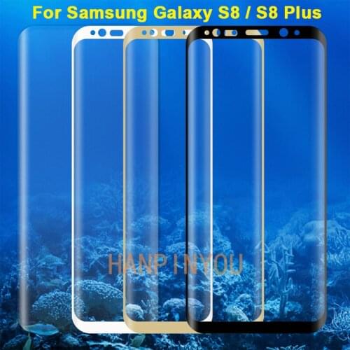 For Samsung Galaxy S8+ S8 Plus New 9H Hardness 3D Full Cover Slim Toughened Curved Tempered Glass Film Screen Protector Guard