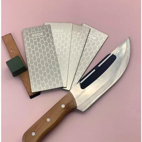 Professional Diamond sharpening stone honeycomb 600 Knife sharpener Apex blade whetstone 15 agree grinding Polishing stone set