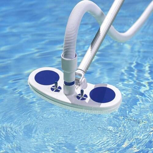 Swimming Pool Vacuum Head Brush Cleaner Above Ground Cleaning Tool Pond Fountain Vacuum Brush Cleaner Garden Supplies