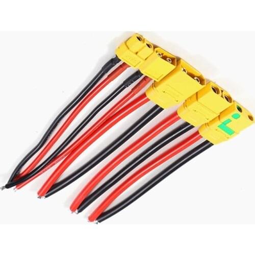 RC Battery Cable XT90 XT60 XT30 T-Plug Connector Male Female Connector plug with 12AWG 14AWG Silicone Wire 90mm