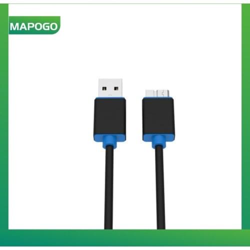 High current hard disk data transmission line black micro usb3.0 data charging line computer data fast transmission