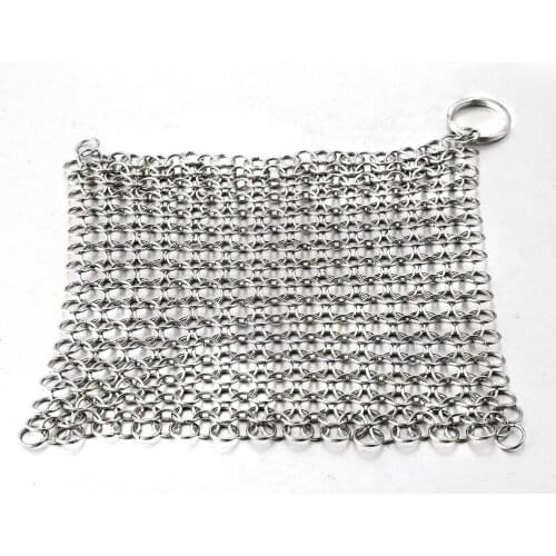 1pcs Kitchenware Cleaning Ball Wire Brush Pan Cloth 304 Stainless Steel Kitchen Pan Brush Washing Pot Net Cleaning Tool Scrubber