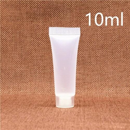 10ml Plastic Cosmetic Lotion Bottle Shampoo Cream Squeeze Container Cleanser Soft Tubes Hotel Supplies