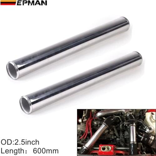 2pcs/unit 63mm 2.5" Straight Aluminum Turbo Intercooler Pipe Tube piping Length 600 mm For BMW e36 EP-UP0-600-63