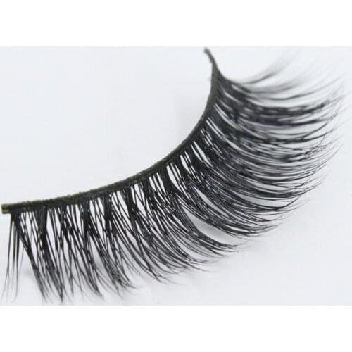 3pairs/lot Handmade Natural Long Thick False Eyelashes Mink Eyelash Lashes Voluminous Makeup Tail Winged natural false eyelashes