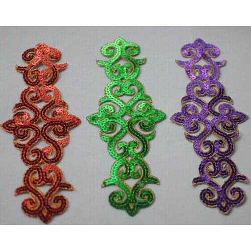 5 Pieces / DIY Material, Garment Accessories, COSPLAY Cartoon Dress, National Costume Embroidery, Hot Stamping 21*8cm YS0370