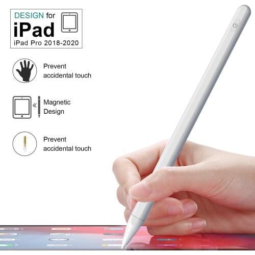 CABLETIME For iPad Pencil Apple Pen Button iPad Stylus Pen For iPad Pro 11 12.9 7th 8thAir3 4 For Apple Pencil iPad