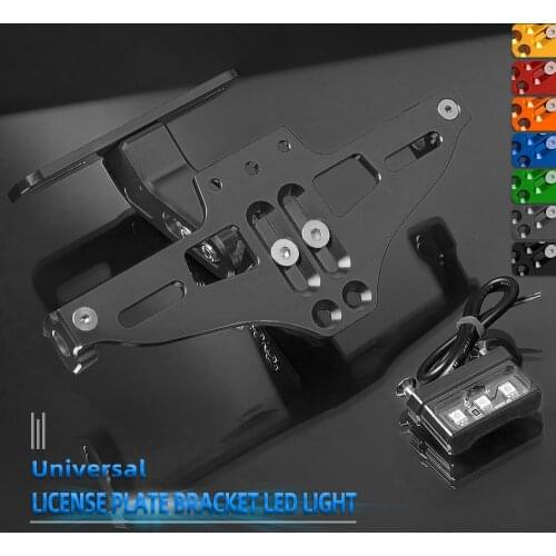 Motorcycle Registration License Plate Bracket Licence Plate Holder Frame Number For SUZUKI GSR 600 400 750 GSR750 GSR600 GSR400