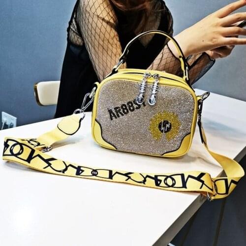 Fashion Rhinestone Mini Bags for Women New Purses and Handbags Shoulder Crossbody Tote Bolso Grande Mujer Sac