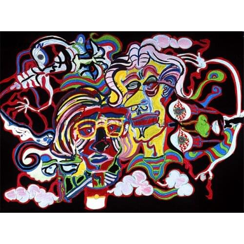 MYTIAN 5D Diamond Painting Andy Worhol Portrait Painting Cross Stitch Kits Full Square Rhinestone Home Decor Diamond Embroidery