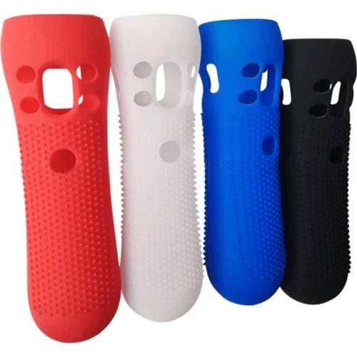 Anti-Slip Silicone Case For PS4 PS3 VR Move Cover Protector For Playstation 4/3 Controller Gamepad Soft Shell Housing