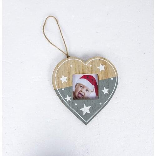 2019 new Christmas photo frame Christmas creative photo frame pendant Christmas tree decoration pendant photo album box Christma