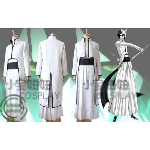 Bleach Cosplay - Bleach Whit Ulquiorra Cifer Grimmjow Jaggerjack Cosplay Costume Unisex full set clothes