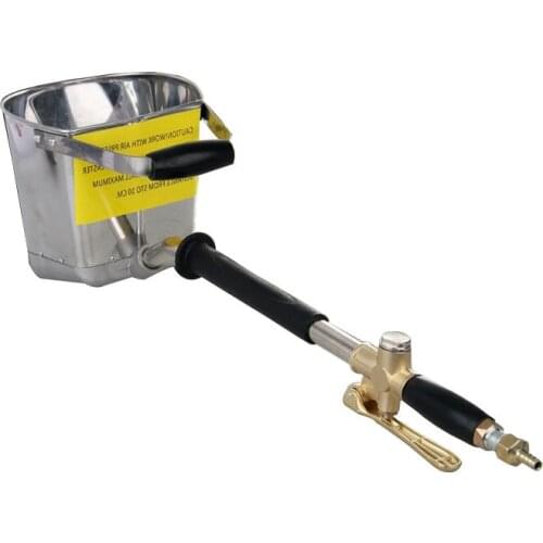Cement Mortar Plaster Spraying Hopper Gun Render Bucket Gypsum Exterior Wall Pneumatic Sprayer Waterproof Coating Spray
