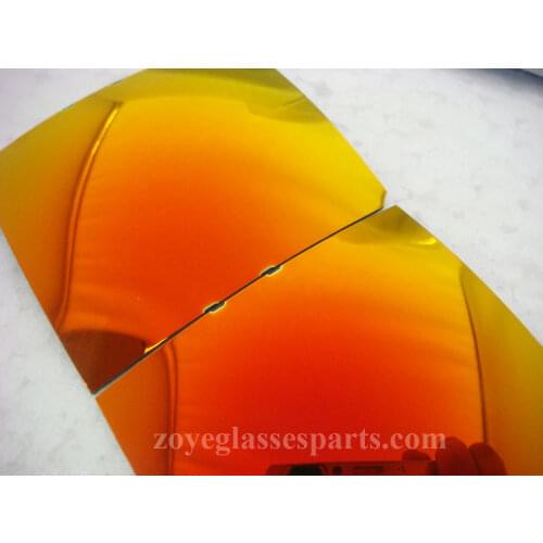 Polarized Lenses For Sunglasses TAC Polarized Lenses Revo Orange Color UV400 Lenses 55*65mm 4 Base