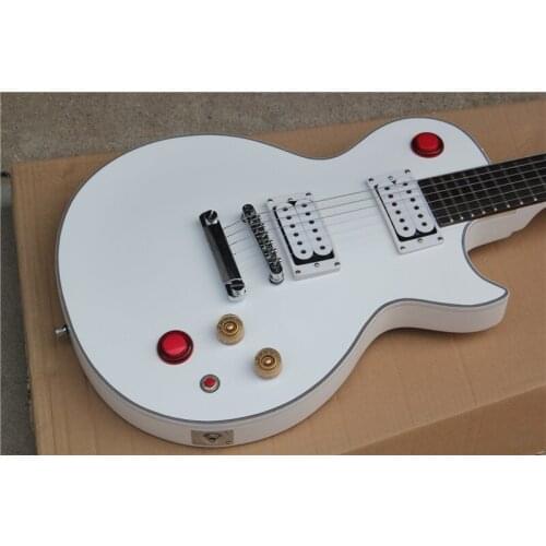 Custom rosewood fingerboard white Electric guitar Upgrade the break switch golden hardware in stock 531