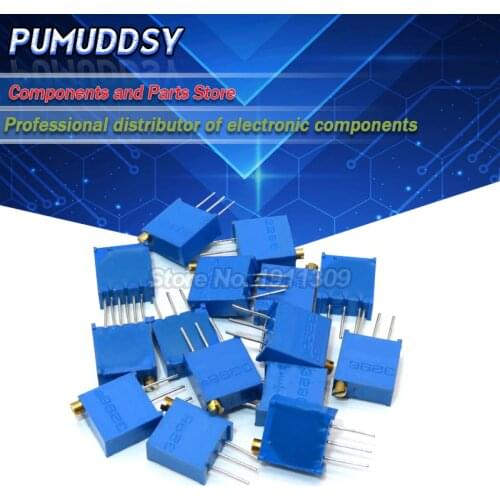 10PCS 3296W-1-203LF 3296W 20K ohm 203 3296W-1-203 3296W-203 W203 Trimpot Trimmer Potentiometer