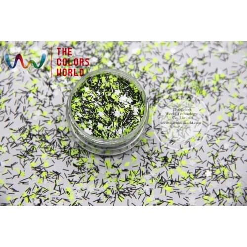 RM-356 Mix Colors and shapes Glitter for nail art makeup and DIY decoration