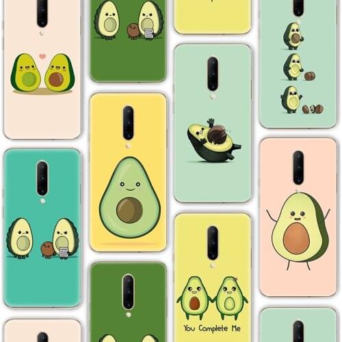 Ciciber Funda Luxury Case for Oneplus 9 7 8 9R 8T 7T 6 6T Nord N10 N100 Pro Soft Silicone Fashion Cute Vogue Avocado Coque Shell