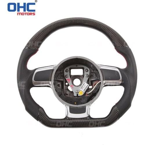 100% Real Carbon Fiber Steering Wheel compatible for Audi R8 TT TTRS