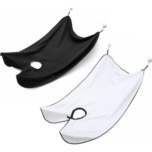 Waterproof Beard Apron Breathable Silky Bathroom Razor Holder Hair Shave Catcher for Home Use Waterproof Male Bead Shaving Cloth