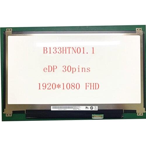 13.3" Laptop LCD screen B133HTN01.1 1920*1080 eDP 30 pins display matrix panel replacement for lenovo u330 u330p