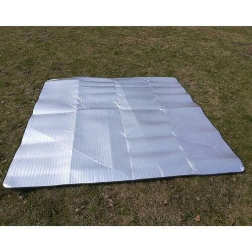 1pc Camping Mat Tent Mattress Waterproof Aluminum Foil Foldable EVA Picnic Beach Pad