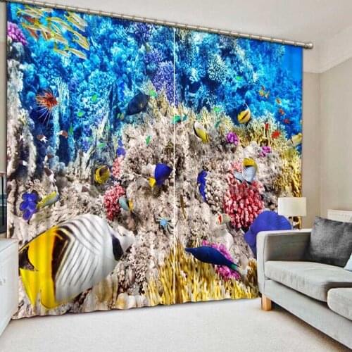 3D Blackout Curtains Fashion Lifelike Refined 3D Curtains Artistic life Bedroom Living Room Drapes CL-129