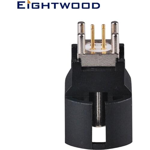 Eightwood 5PCS FAKRA HSD A Jack Female RF Coaxial Connector Adapter PCB Straight for Radio with Phantom Supply