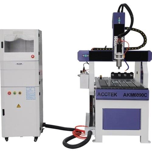 Cheap AKM6090C 2d 4d cnc router, 3d cnc milling machine for wood MDF acrylic stone aluminum copper composite