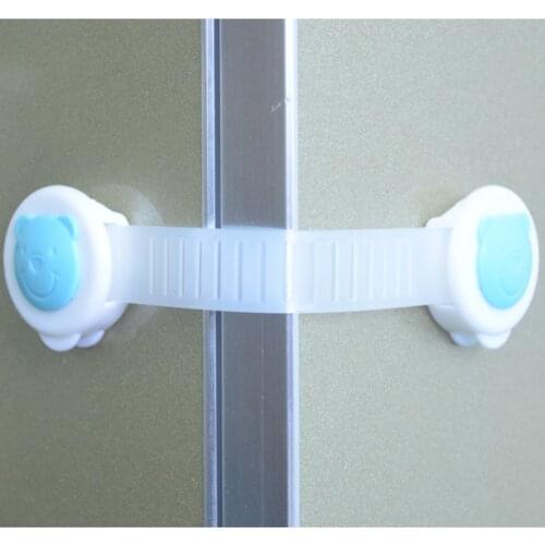Door Lock drawer Cabinet Wardrobe Refrigerator Baby Safety Lock Kids Children straps protection security meuble closet fridge