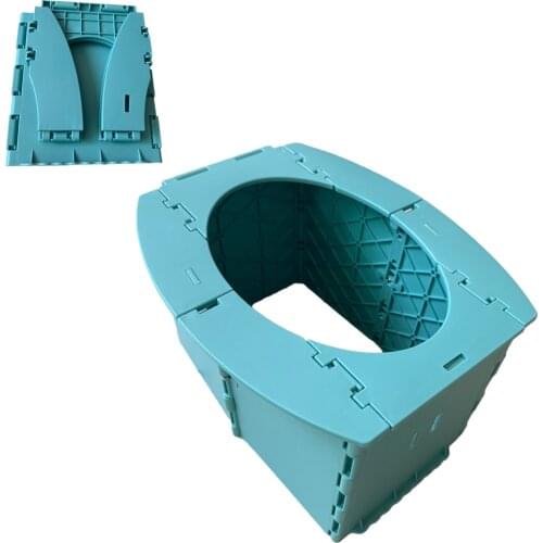 Kids Portable Toilet Seat Outdoor Travel Camping Car Folding Potty Toilet Supplies with Plastic Bags and Storage bag for Baby