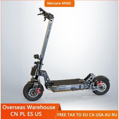 2O21 Mercane MX60 Electric Scooter Kickscooter Foldable Smart 2400W 60km/h 100km Range 11inch Tire Dual Brake Long Skate Board
