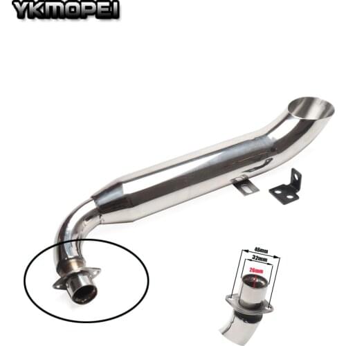Motorcycle Stainless Steel Exhaust Muffler For Honda Z50 Bike Mini Trail 50