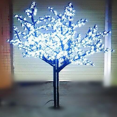 Artificial Cherry Blossom ChristmasTree Light 1,040pcs LED Bulbs 2m/6.5ft Height 110/220VAC Rainproof Outdoor Use free shipping