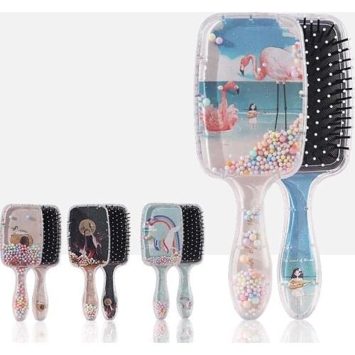 Kids Comb Baby Care Cartoon Rainbow Airbag Comb Anti-Static Massage Combs Plastic Hot Brush For Baby Girls Children