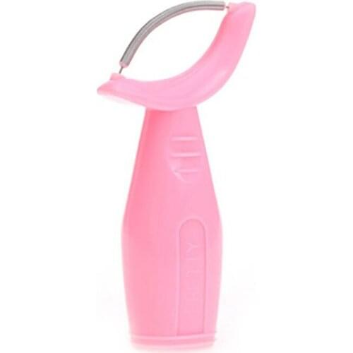 Newest Pink Handle Spring Face Hair Removal Facial Epilator Depilatory Rolling Roller Cleaning Skin Care Tool Hot Sale