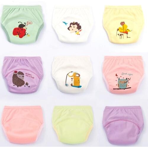 2020 new baby training pants baby breathable practice pants childrens urine learning pants new washable Underwear diaper pants
