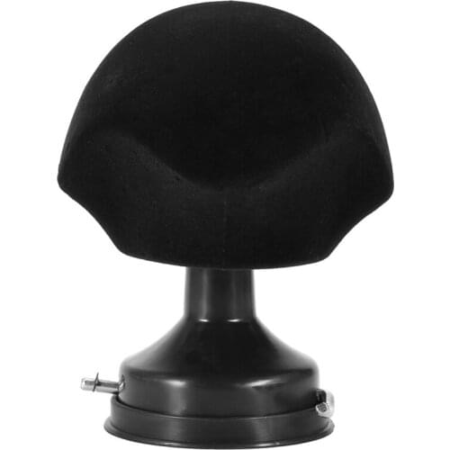 New Mannequin Foam Holder Wig Hat Displaying Stand Sucking Plate Base Foam Head Stainless Steel Base Professional Styling Model