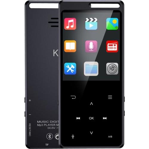 2.4 inch Screen 8GB Portable MP4 Bluetooth 5.0 APTX Music Player TF FM E-Book OTG MP 3 Metal HiFi Lossless Running Car Walkman