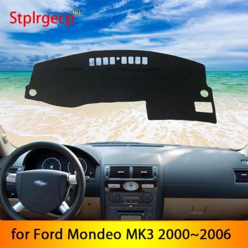 For Ford Mondeo MK3 2000~2006 Anti-Slip Mat Dashboard Cover Sunshade Dashmat Protect Carpet Accessories 2001 2002 2003 2004 2005