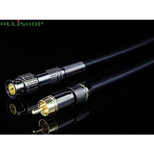 BNC Male to RCA Male BNC Public on the Lotus Male Video Line Oxygen-free Copper Monitoring Connection Cable 1/3/5/10/15/20/30M