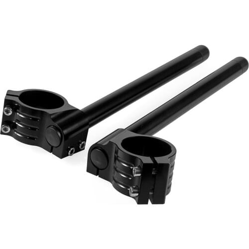 Cafe racer clip on bars 47mm motorcycle handlebars high quality CNC aluminium