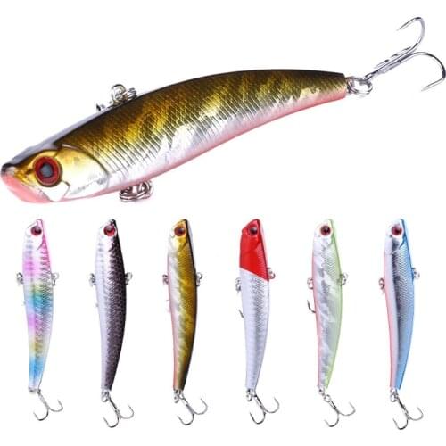1PCS 26g 9.5cm 6# Hook VIB Lure Vibration Fishing Bait Fake Lure Pesca Wobblers Pike Carp crankbaits Fly Fishing