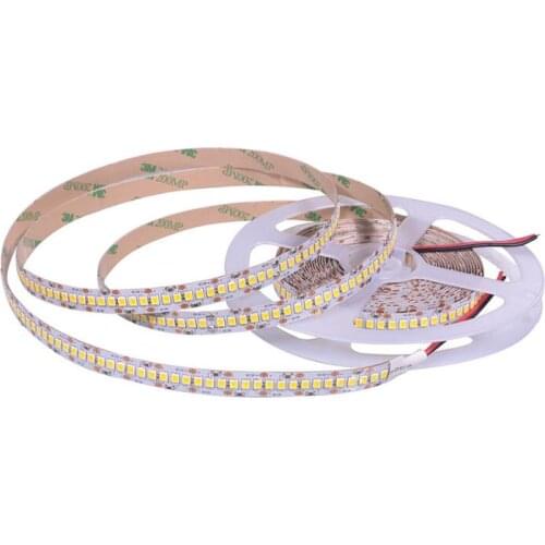 100m/lot 10mm PCB 2835 SMD 1200 LED Strip tape DC12V ip20 Non waterproof Flexible Light 240 leds/m White Warm White