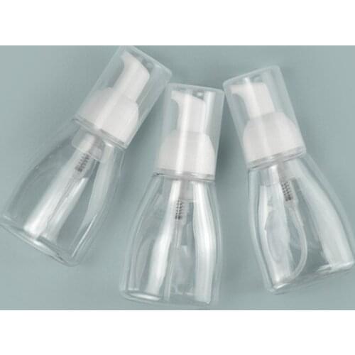100pcs 80ml Useful Suds Soap Foam Foaming Pump Dispenser Bottle Foam Accessories Travel Plastic Clear Soap Dispenser