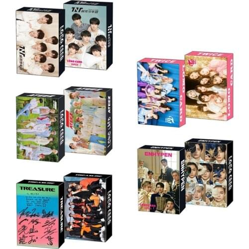30Pcs/Set Kpop ENHYPEN Lomo Cards Treasure ATEEZ TWICE TNT Photocard HD High quality Photo Album Cards
