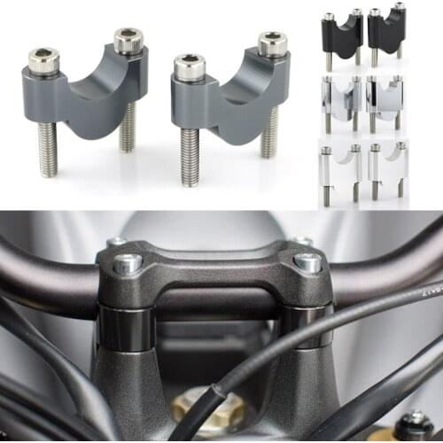 7/8" 22mm Handlebar Risers Handle Mount Fat Bar Riser CNC Billet For Husqvarna TE350 TE410 TE510 TE570 TE610 TE250 TE400 TE450